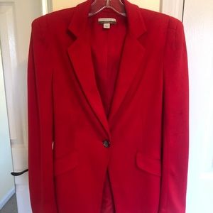 Red blazer